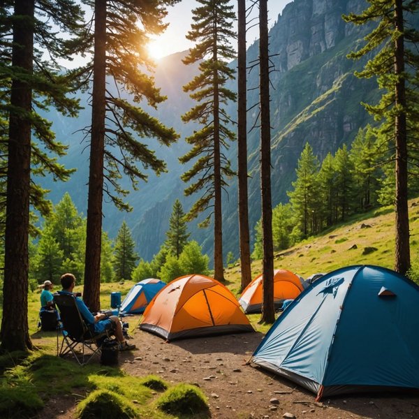Quelles sont les meilleures pratiques pour camper en région de gorges en été?